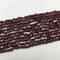 natural garnet faceted pebble nugget beads