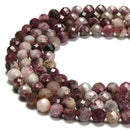 Natural Eudialyte Faceted Round Beads Size 8mm 15.5'' Strand