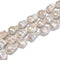 White Fresh Water Pearl Baroque Shape Beads Size15x25-20x30mm 15.5'' Strand