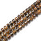 Yellow Tiger's Eye Faceted Rondelle Wheel Discs Beads Approx 9-10mm 15.5" Strand