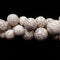 White Howlite Turquoise Graduated Smooth Round Beads 8-20mm 15.5" Strand