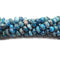 Natural Apatite Faceted Rondelle Wheel Beads 5x12-8x15mm 15.5" Strand