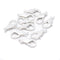 925 Sterling Silver Wings Shape Clasp Size 7x15mm Sold 3Pcs Per Bag