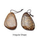 Bronzite Irregular/Leaf/Triangle Shape Pendant Approx 35x55mm Sold Per Piece
