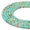 Green Agalmatolite Heishi Disc Beads Size 2x4mm 15.5'' Strand