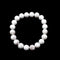 White Turquoise Bracelet Smooth Round Size 8mm 10mm 7.5" Length