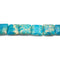 Blue Sea Sediment Jasper Flat Square Beads Size 16x16mm 15.5" Strand