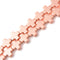 Titanium Rose Gold Hematite Cross Beads Size 6mm 8mm 10mm 15.5'' Strand