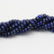 large hole lapis lazuli smooth rondelle beads