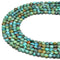 natural turquoise faceted beads