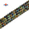Natural Azurite Smooth Round Beads Size 6mm 8mm 10mm 15.5" Strand