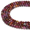 Natural Multi Color Ruby Faceted Round Beads Size 6mm 15.5'' Strand