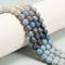 Natural Gradient Color Trolleite Smooth Round Beads 8mm 10mm 12mm 15.5'' Strand