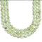 prehnite faceted oval beads 