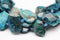 apatite rectangle slice faceted octagon beads
