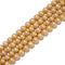 Grade B Gold Fresh Water Akoya Pearl Round Beads Size 9-12mm 15.5'' Strand