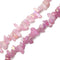 Electroplated Pink Quartz Rough Crystal Chunk Points Beads 15-20mm 15.5" Strand