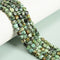 Natural African Turquoise Faceted Cube Beads Size 6mm 15.5'' Strand