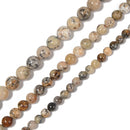 Natural African White Opal Smooth Round Beads Size 6mm 8mm 10mm 15.5'' Strand