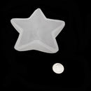 Natural Selenite Crystal Carved Star Shape Charging Energy Bowl 4" Inches