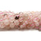 Translucent Pink Rutilated Quartz Smooth Round Beads 6mm 8mm 10mm 15.5" Strand