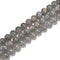 Light Gray Labradorite Smooth Round Beads Size 6mm 8mm 10mm 15.5'' Strand
