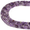 Natural Amethyst Faceted Pumpkin Beads Size 5x6mm 15.5'' Strand