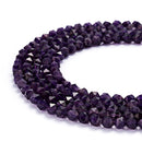 natural amethyst faceted star cut beads
