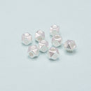 925 Sterling Silver Octagonal Beads Size 4.3mm 7pcs per Bag