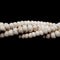 White Turquoise Smooth Rondelle Beads 4x6mm 5x8mm 15.5" Strand