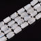 Natural Rainbow Moonstone Faceted Cylinder Tube Beads Size 8x10mm 15.5'' Strand