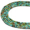 Natural Genuine Turquoise Smooth Round Beads Size 3-4mm 15.5'' Per Strand