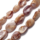 pink ocean irregular shells beads