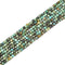 Natural African Turquoise Faceted Cube Beads Size 2.5mm 15.5'' Strand