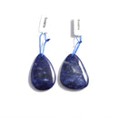 blue sodalite pendant teardrop or irregular shape 