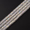 Clear AB K9 Crystal Glass Faceted Rondelle Beads Size 4x6mm 15.5" Strand