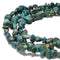 Natural Genuine Blue Turquoise Nugget Beads Size 8-12mm 15.5'' Strand