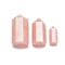Rose Quartz Point Tower Size 15x35mm 20x50-25x55mm 30x60mm Sold by Piece