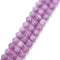 Cloudy Purple Dyed Jade Smooth Round Beads 6mm 8mm 10mm 15.5" Strand