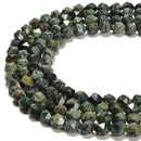 Natural Kambaba Jasper Faceted Start Cut Beads Size 8mm 15.5'' Strand