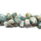 Natural Multi Color Amazonite Faceted Nugget Chunk Beads 13x20mm 15.5" Strand