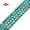 light blue sea sediment jasper smooth round beads