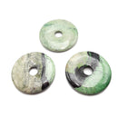 Hydrogrossular Garnet Donut Circle Pendant Size 40mm 50mm Sold Per Piece