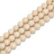 Natural Ivory Jasper Faceted Round Beads Size 6mm 8mm 10mm 15.5'' Strand