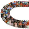 Natural Chakra Matte Round Beads Size 6mm 8mm 10mm 15.5'' Strand