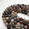 multi color quartz smooth round beads