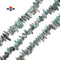Multi Color Larimar Irregular Slice Nugget Points Beads Size 12-22mm 15.5"Strand