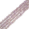 Kunzite Pebble Nugget Slice Chips Beads Size 3-4mm x10-12mm 15.5" Strand