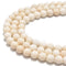 ivory jasper matte round beads