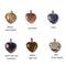 03 Natural Gemstone Heart Shape Charm Pendant Size 20mm 6PCS Per Bag Sold by Bag